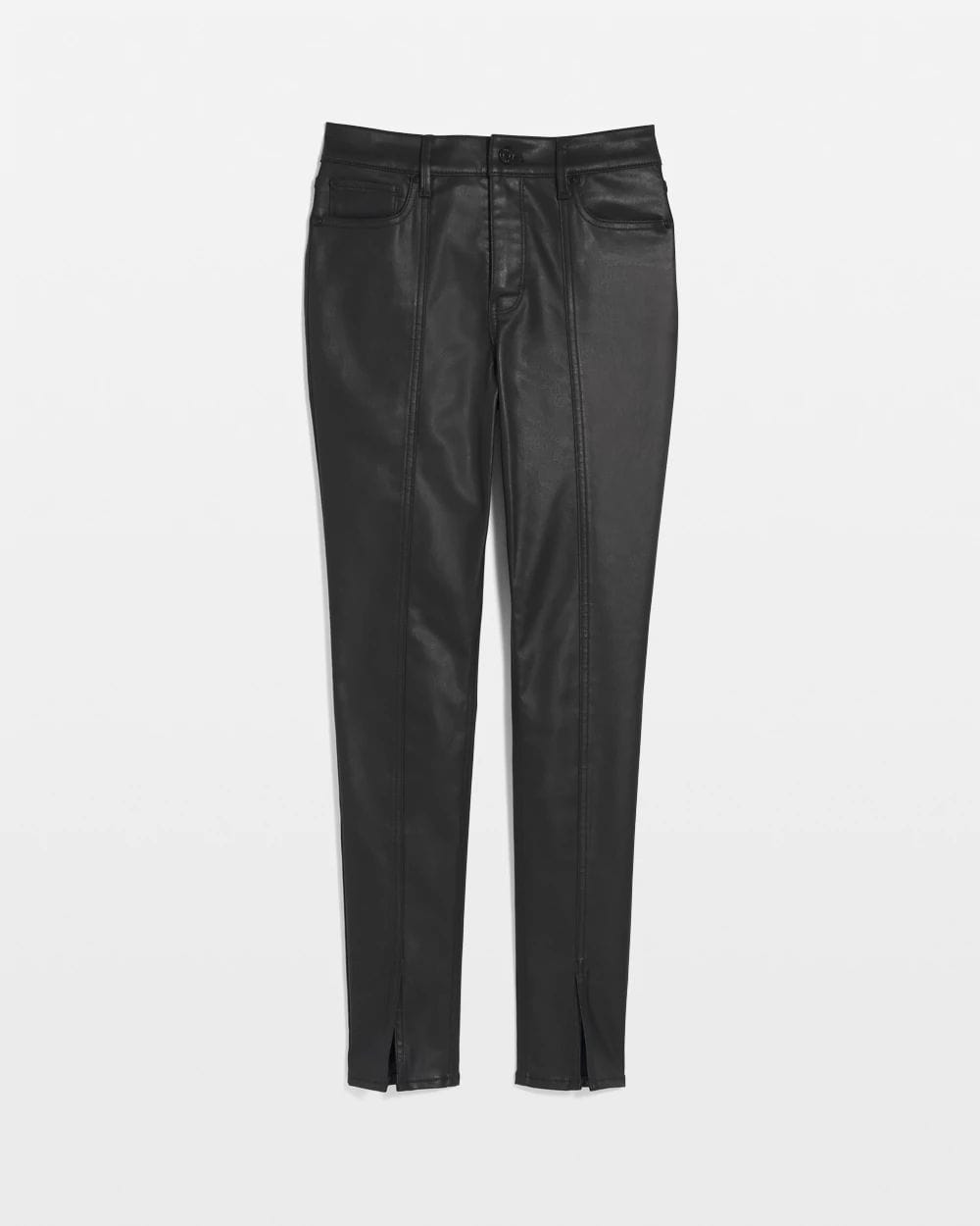 High-Rise Skinny Coated Jean