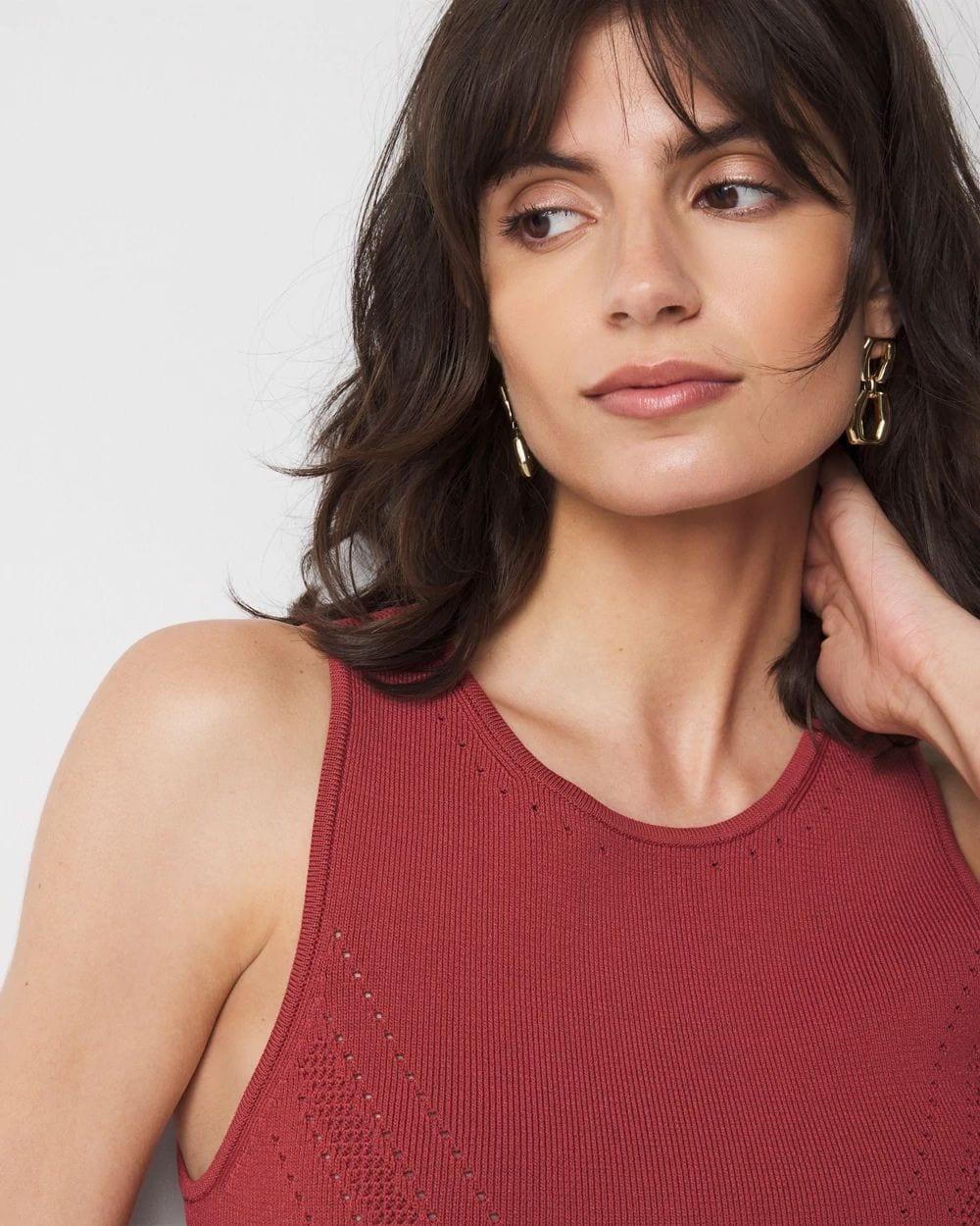 WHBM FORME™ Sculpt Stretch Sweater Tank