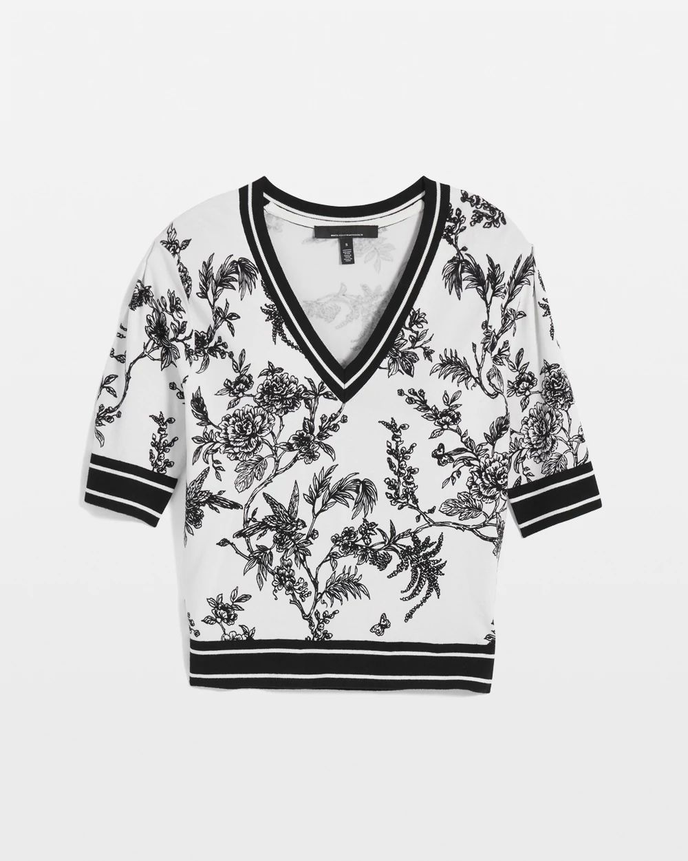 Floral Printed Sweater