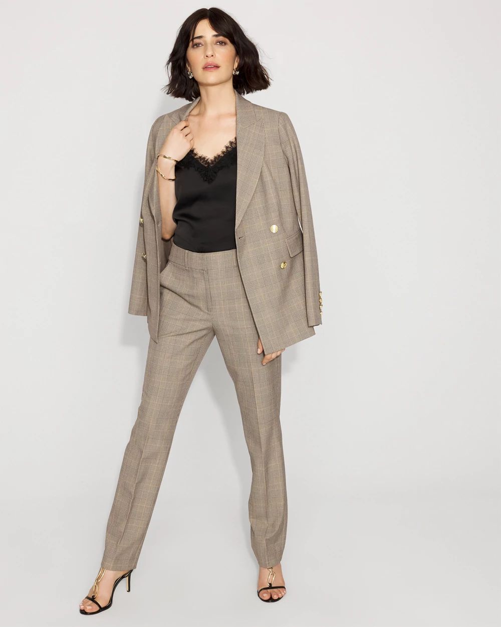 Lace Trimmed Satin Camisole