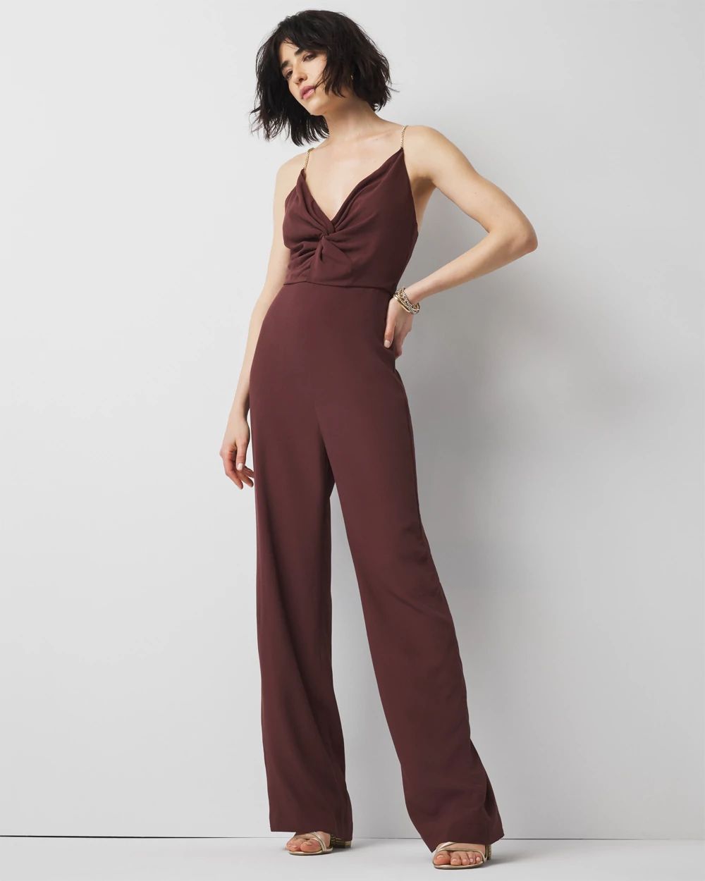 Twist Front Jumpsuit