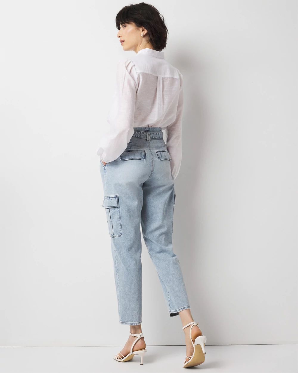 Petite Extra High-Rise Cargo Jean