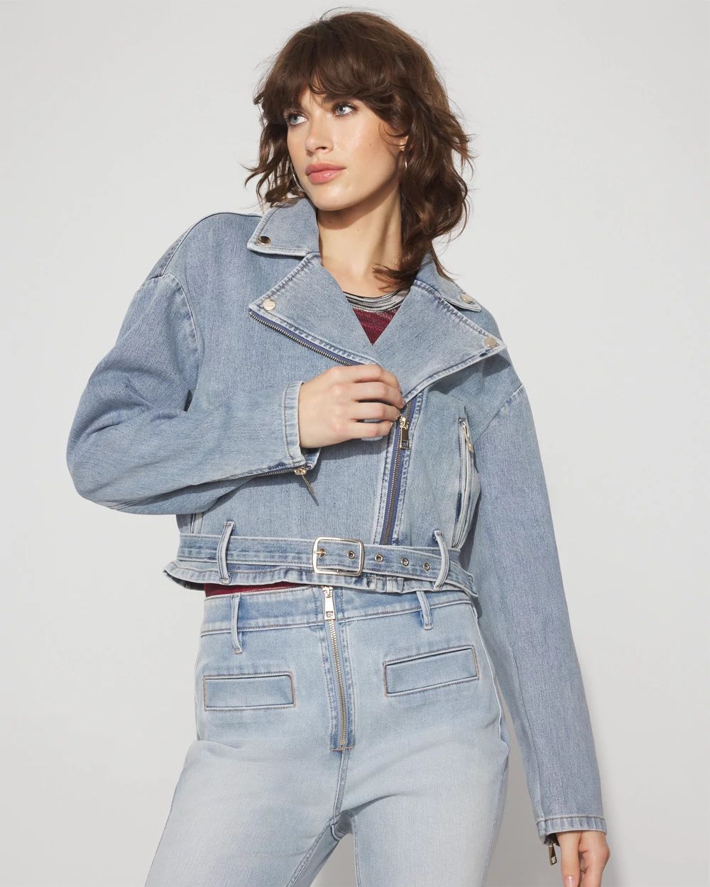 Denim Moto Jacket