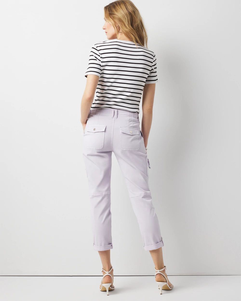 Mid-Rise Pret-A-Pedi Straight Cropped Pants