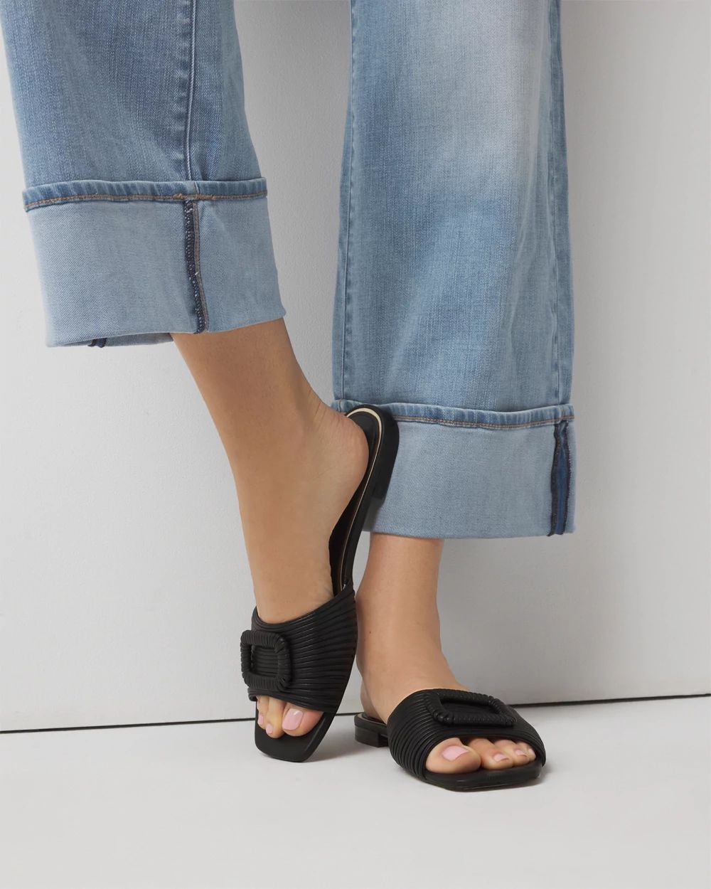 Modern Strappy Slide