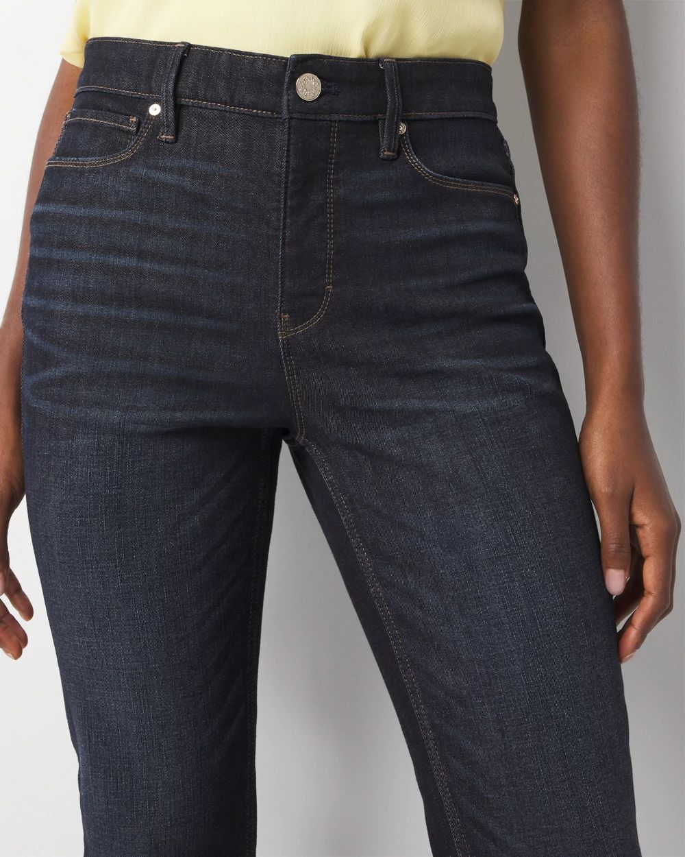 High-Rise Slim Jeans