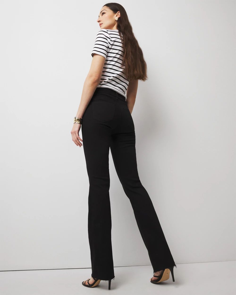 Raw Hem Bootcut 5-Pocket Jean