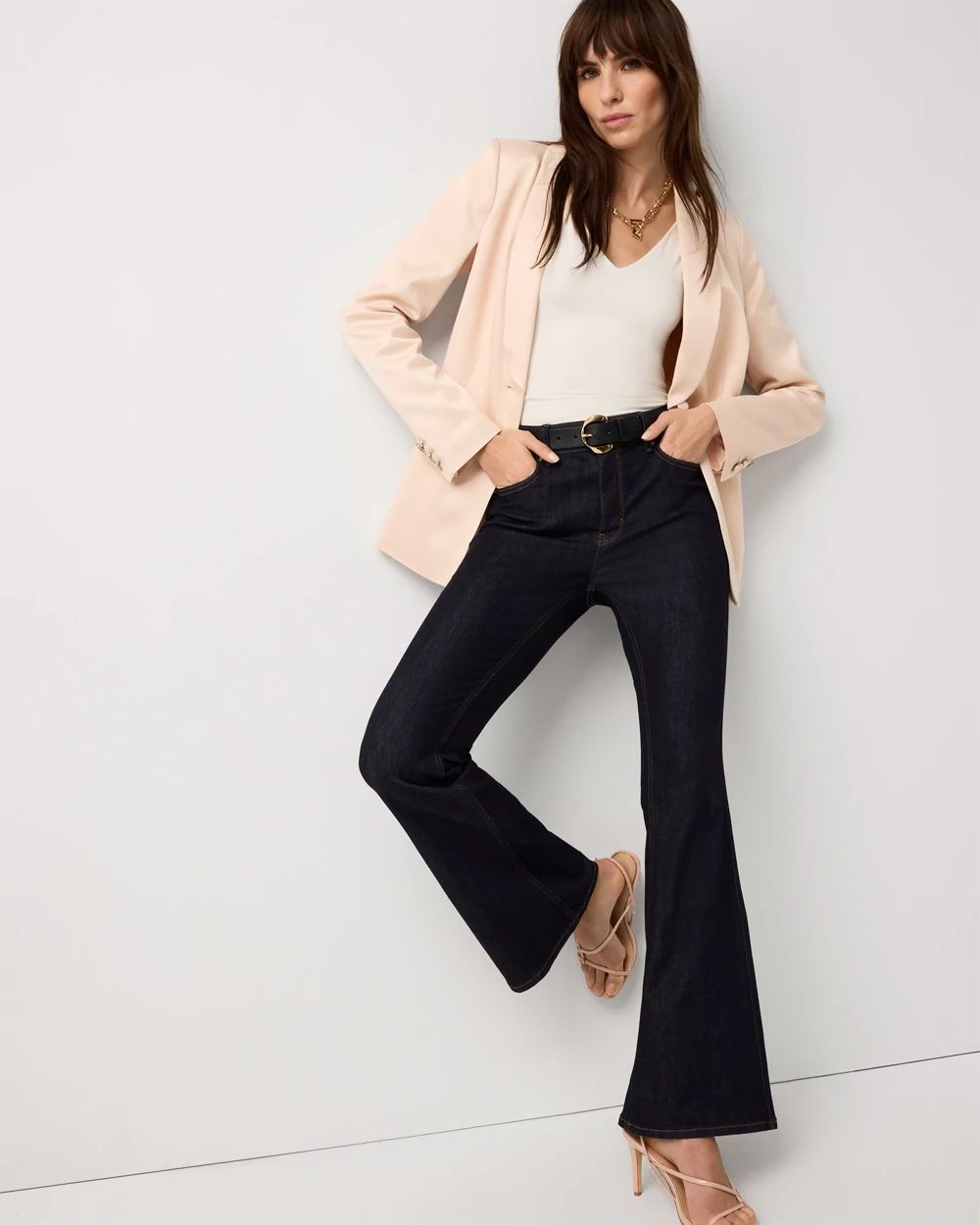 High-Rise Flare Jean