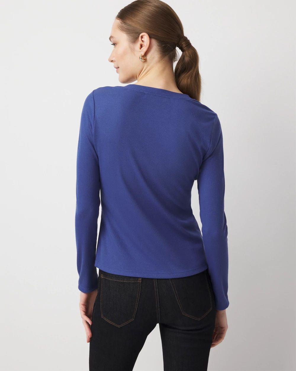 Turnlock Long Sleeve Henley Tee