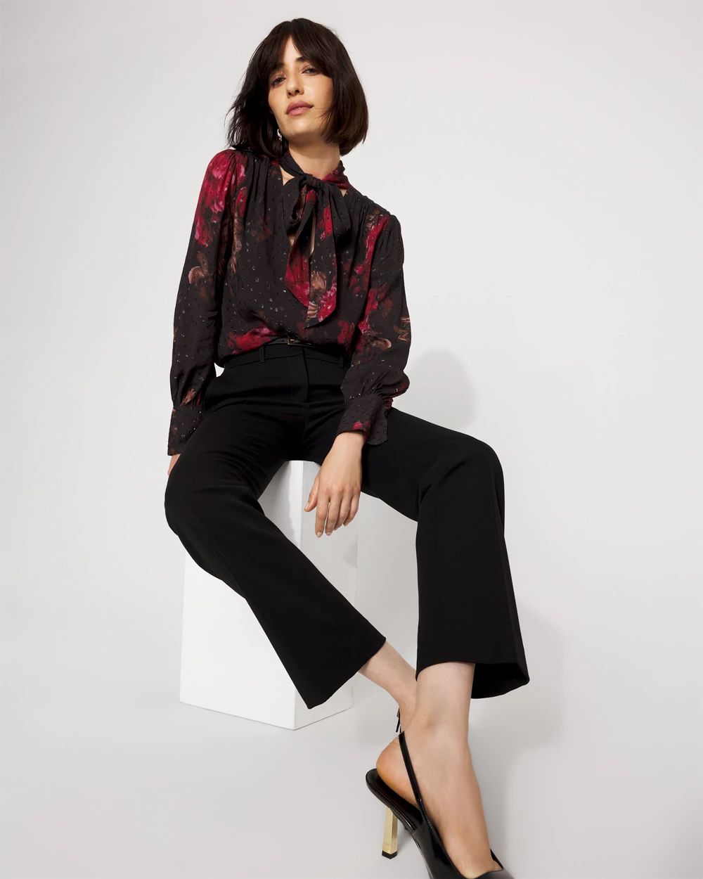 Mid-Rise Zoey Straight Pant