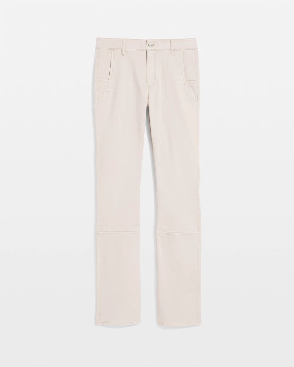 Pret Zip Hem High Rise Bootcut Jean