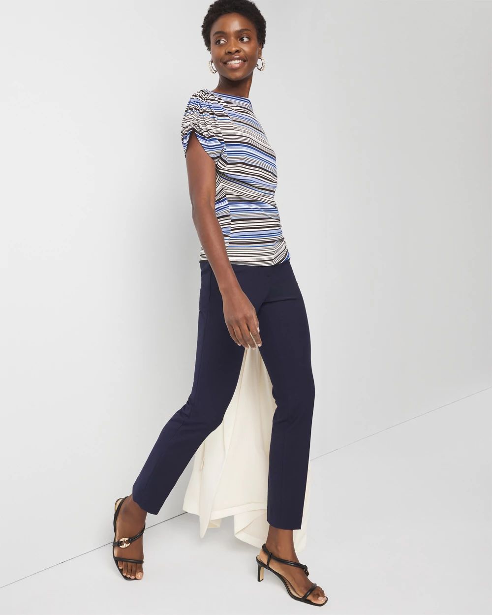 Asymmetric Ruched Top