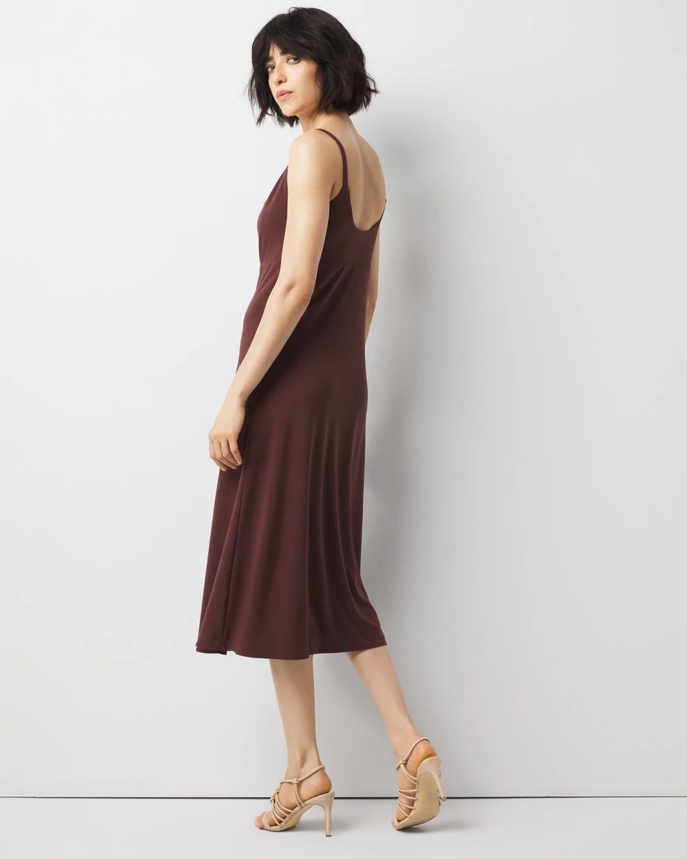 Cowl Neck Slip Dress