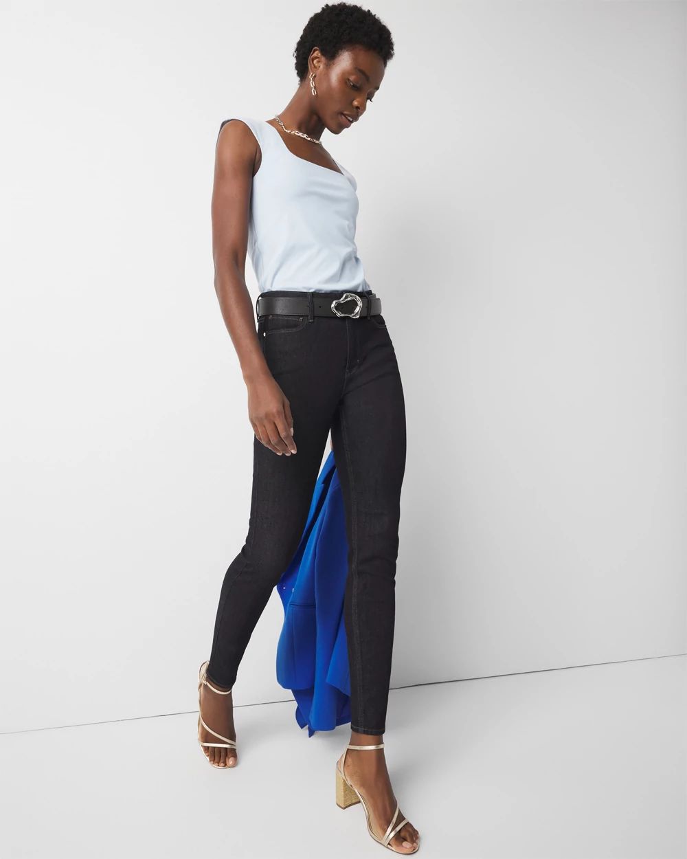 High-Rise Skinny Jeans