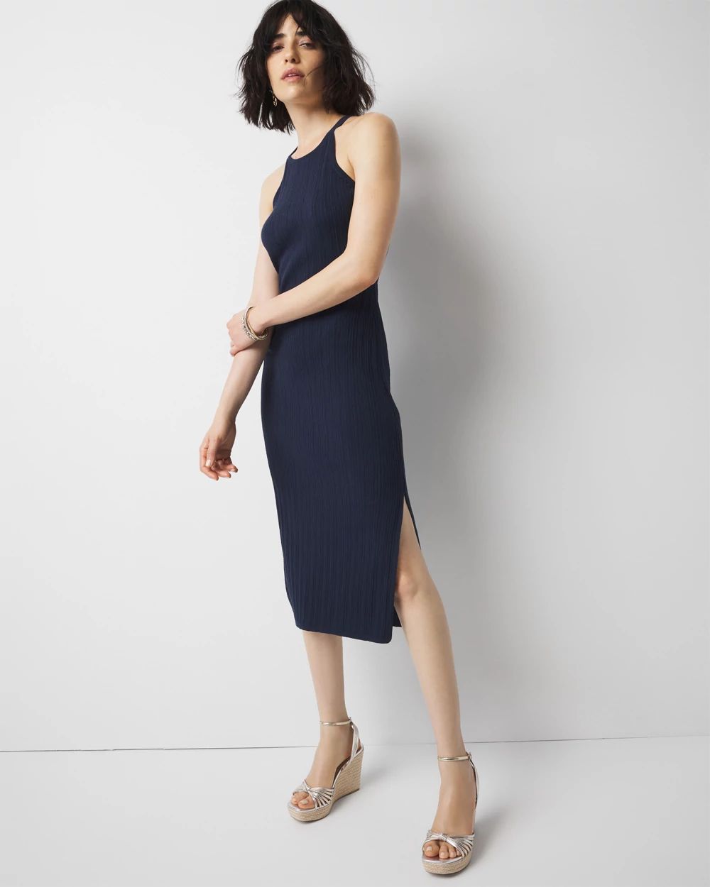 Halter Sweater Dress