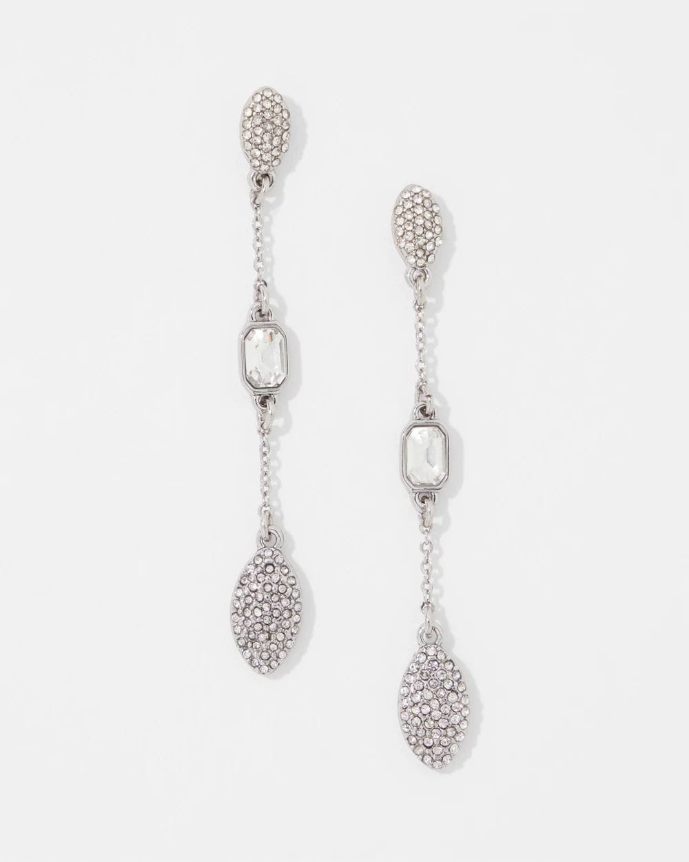 Pavé Linear Earrings