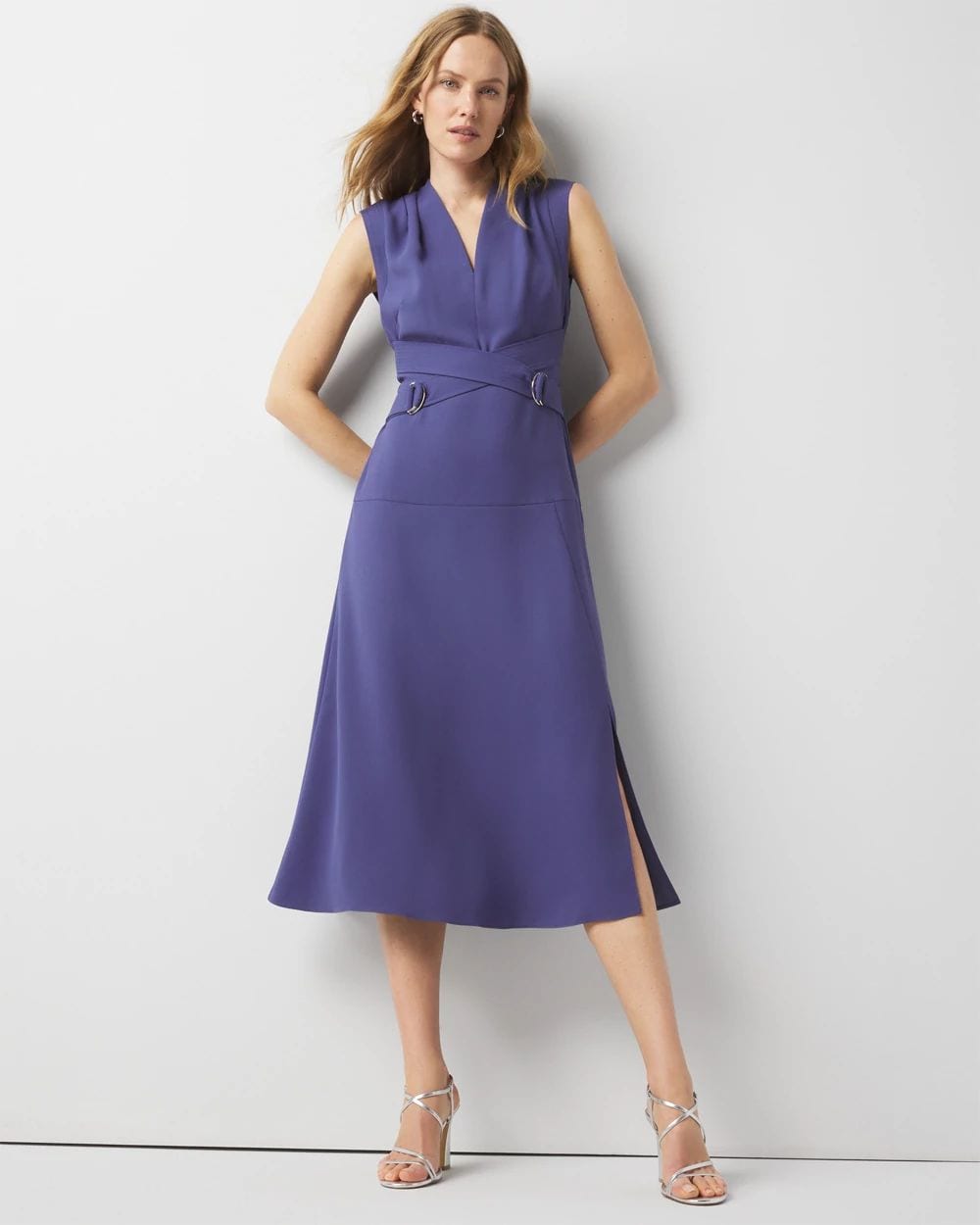 Crisscross Utility Midi Dress