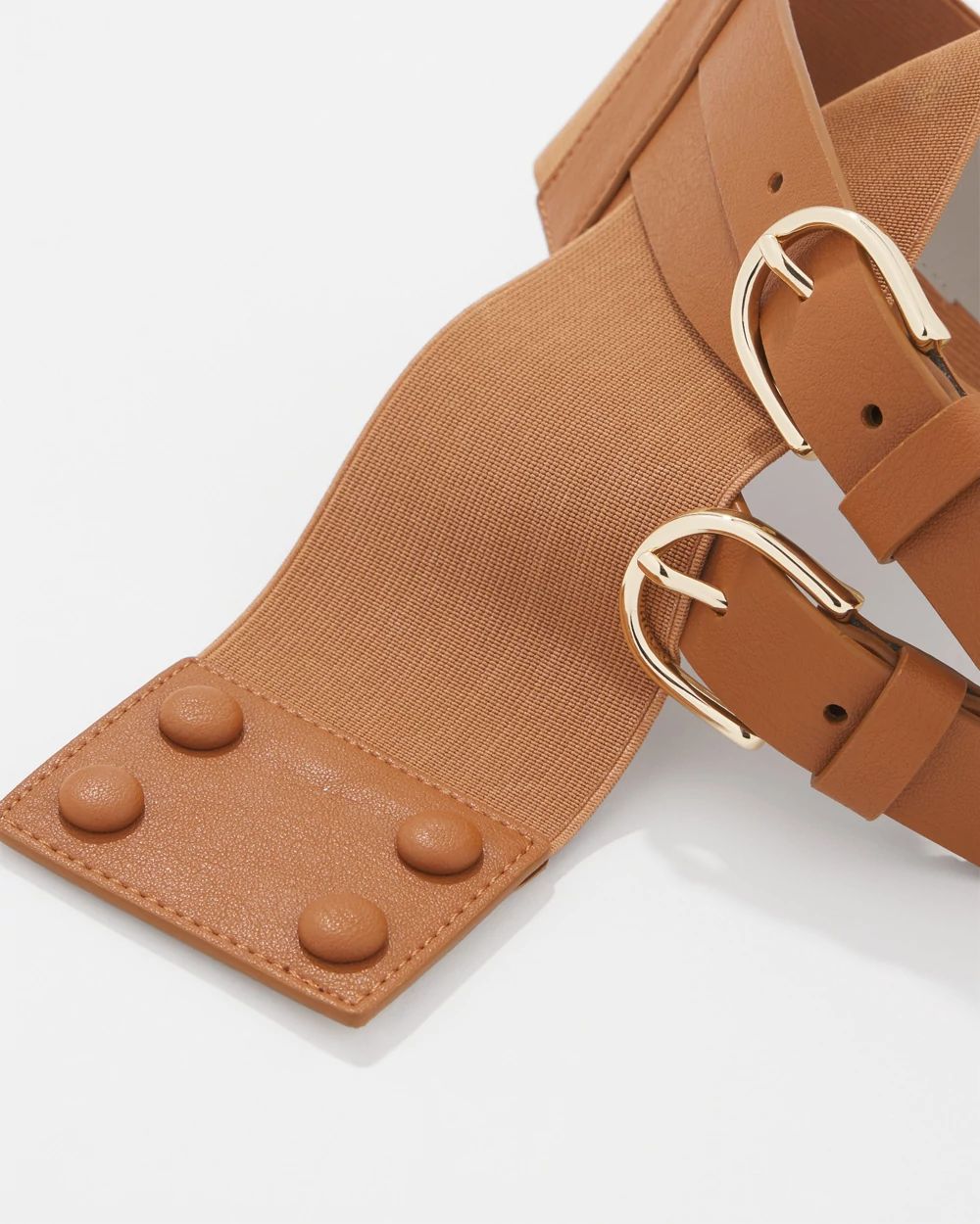 Multi Strap Wide Waist Belt