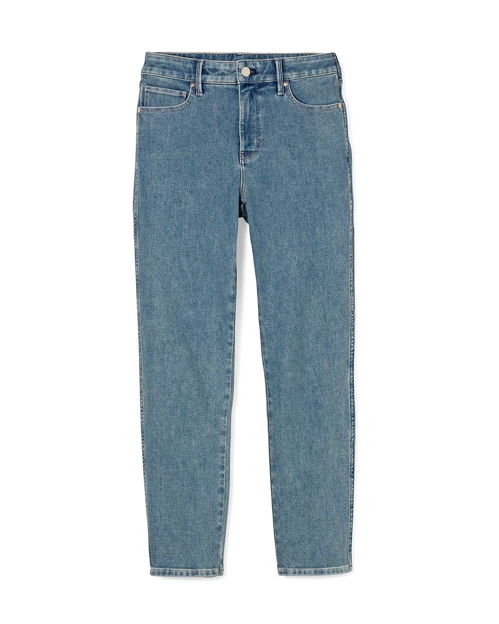 High-Rise Sculpt Straight Jeans