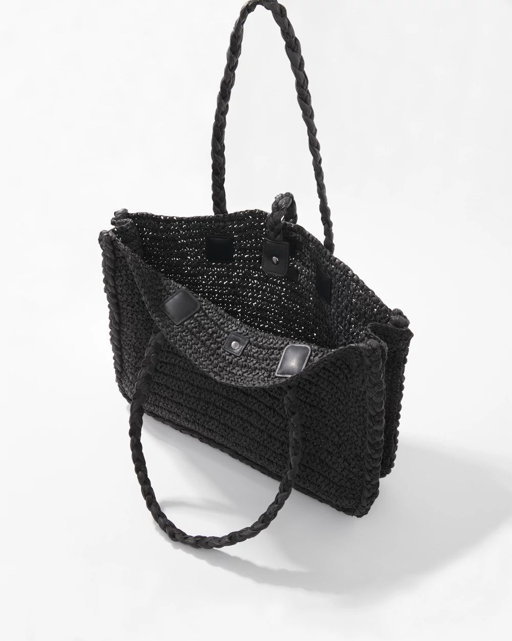 Braided Raffia Tote
