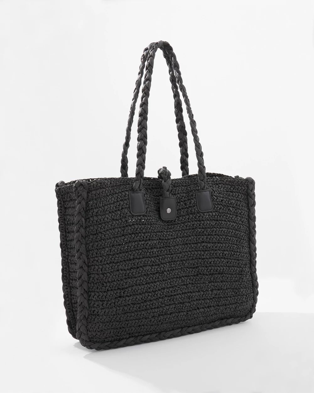Braided Raffia Tote