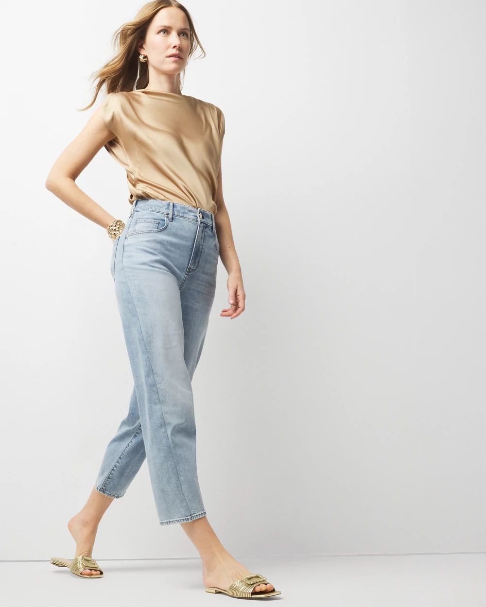 Extra High-Rise Barrel Jean
