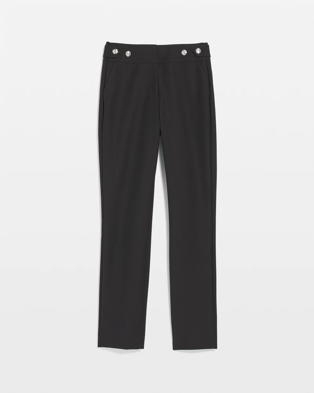 WHBM® Elle Slim Button-Tab Ankle Pant