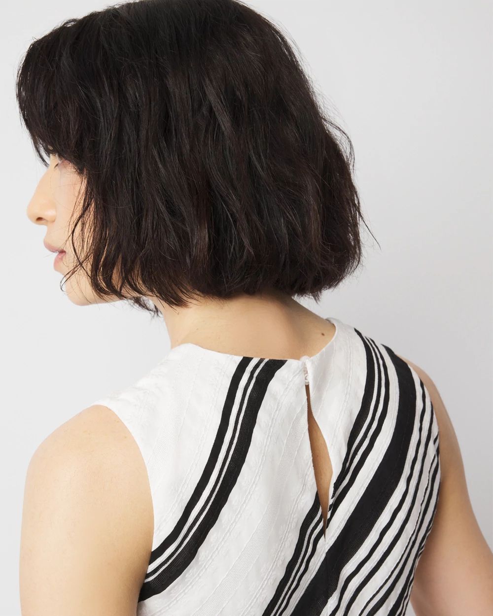 Asymmetric Twist Front Dress