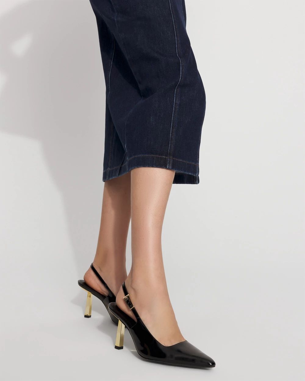 Leather Slingback Pump