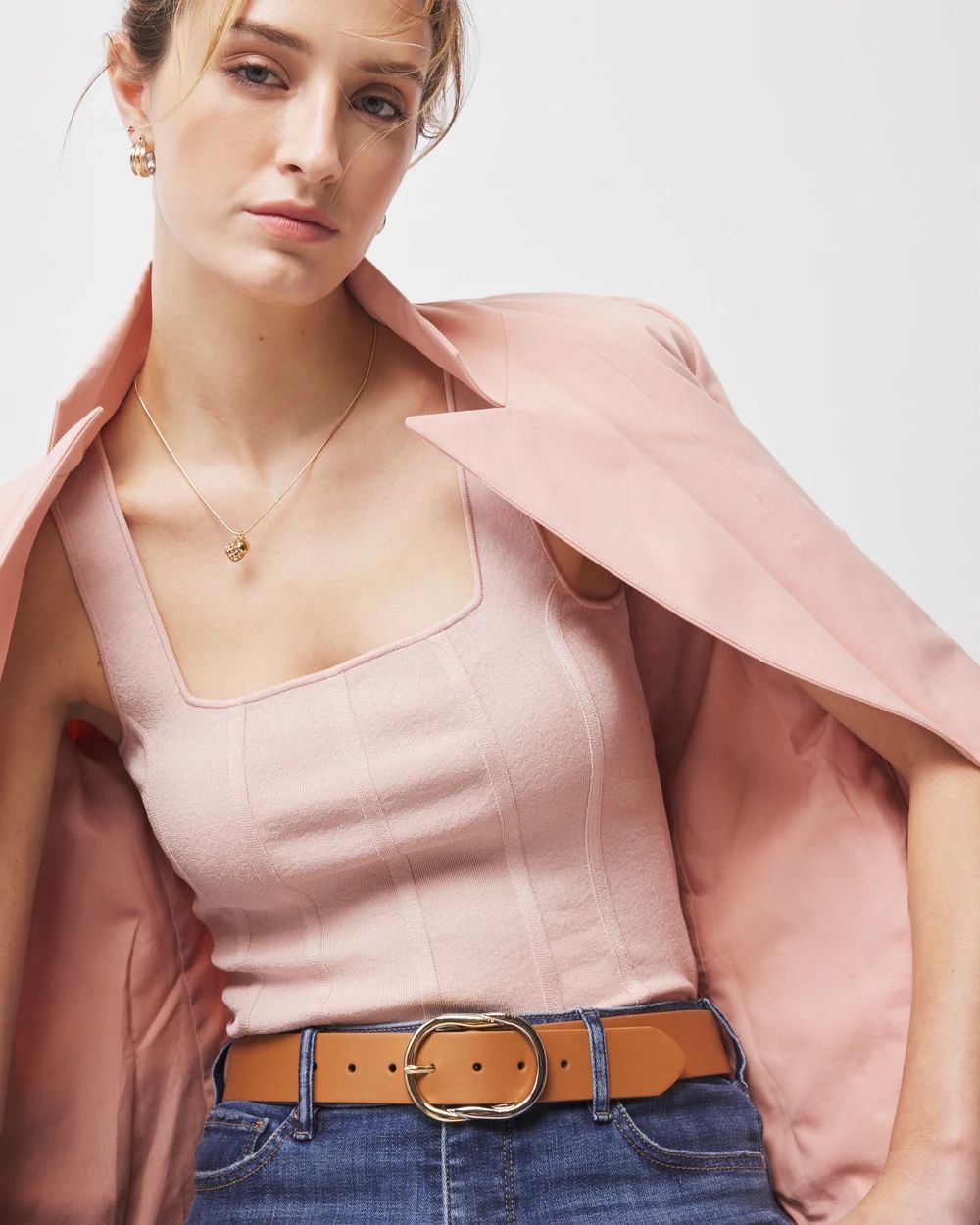 WHBM FORME™ Sculpt Stretch Sweater Corset