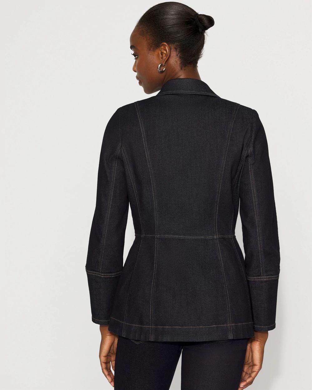 Petite Denim Utility Jacket