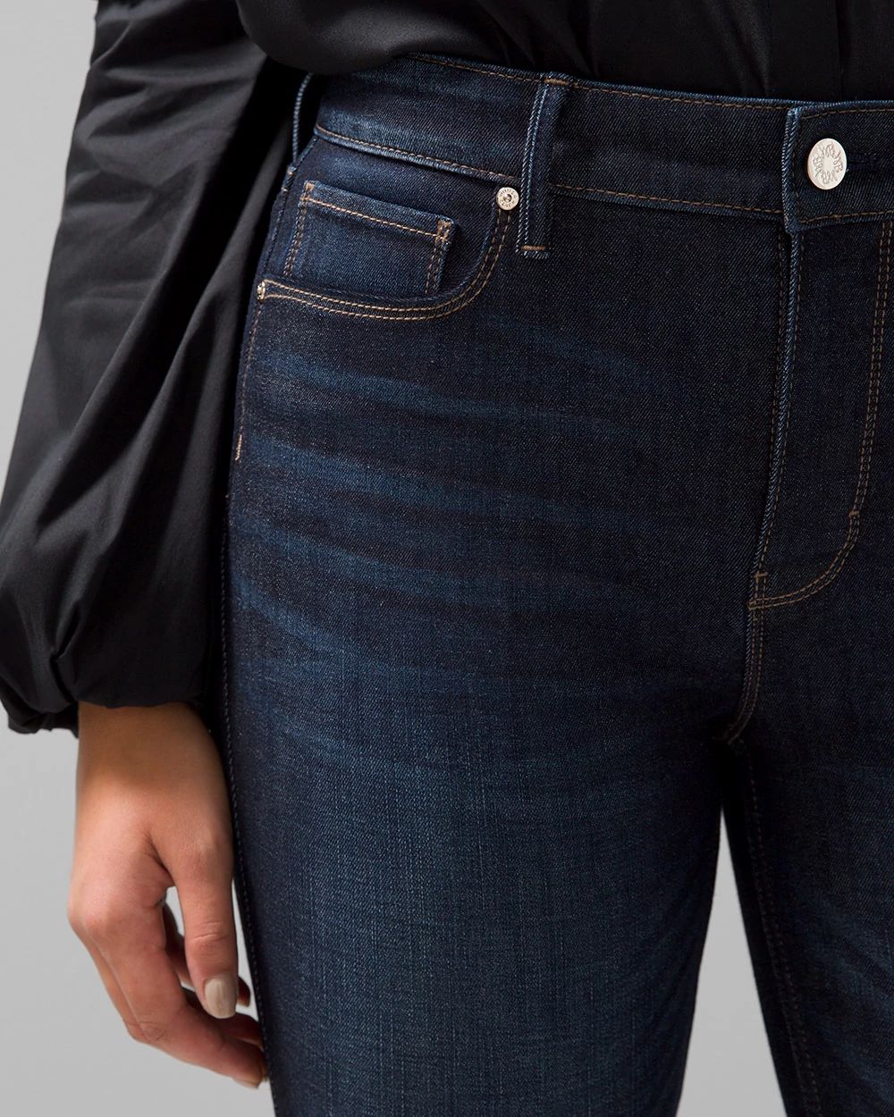 Curvy High-Rise Sculpt Skinny Ankle Jeans