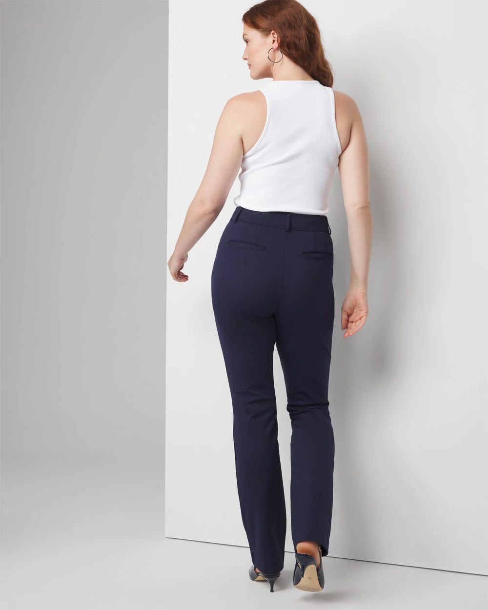 Curvy Extra High-Rise Luxe Stretch Bootcut Pants