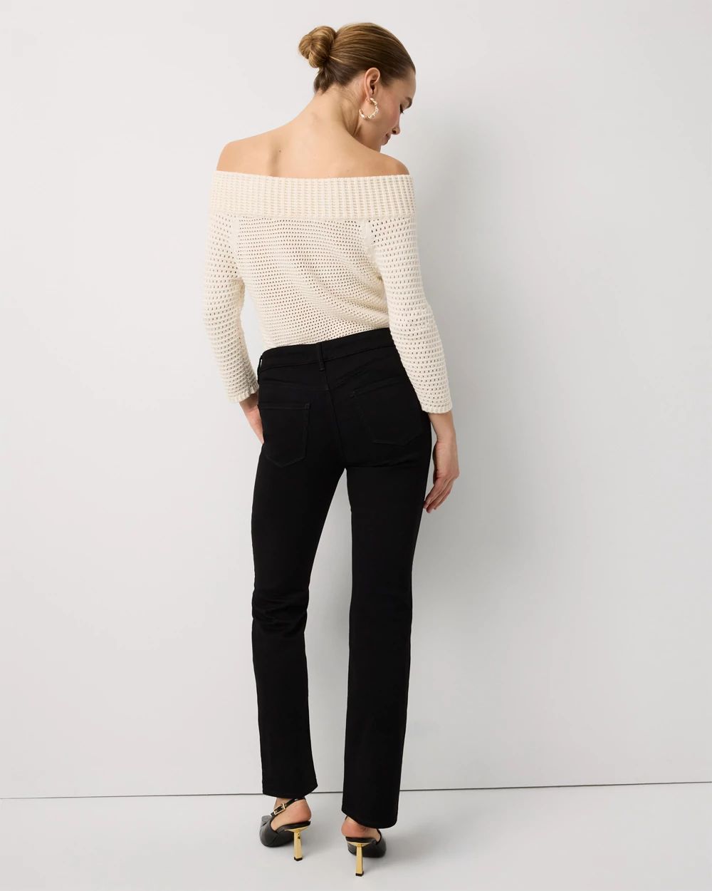 Mid-Rise Bootcut Jeans