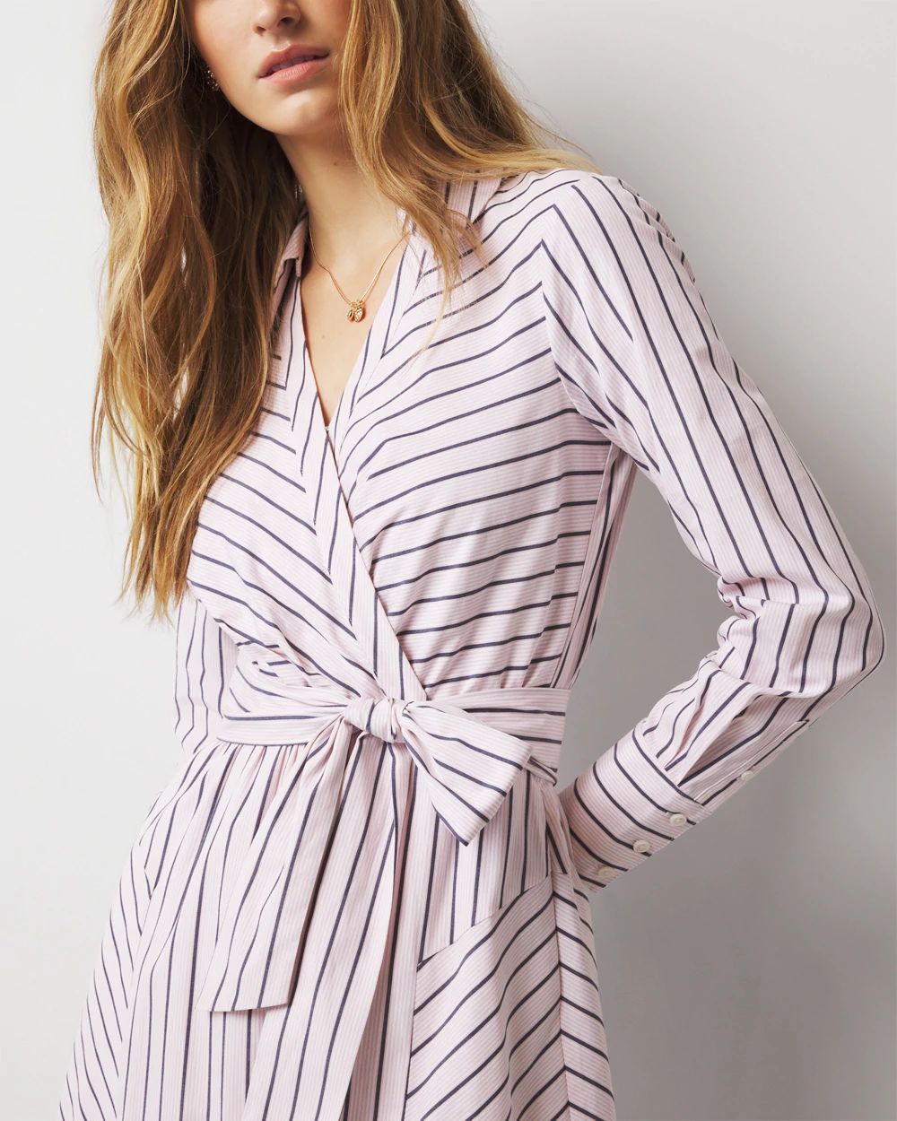 Poplin Midi Shirt Dress