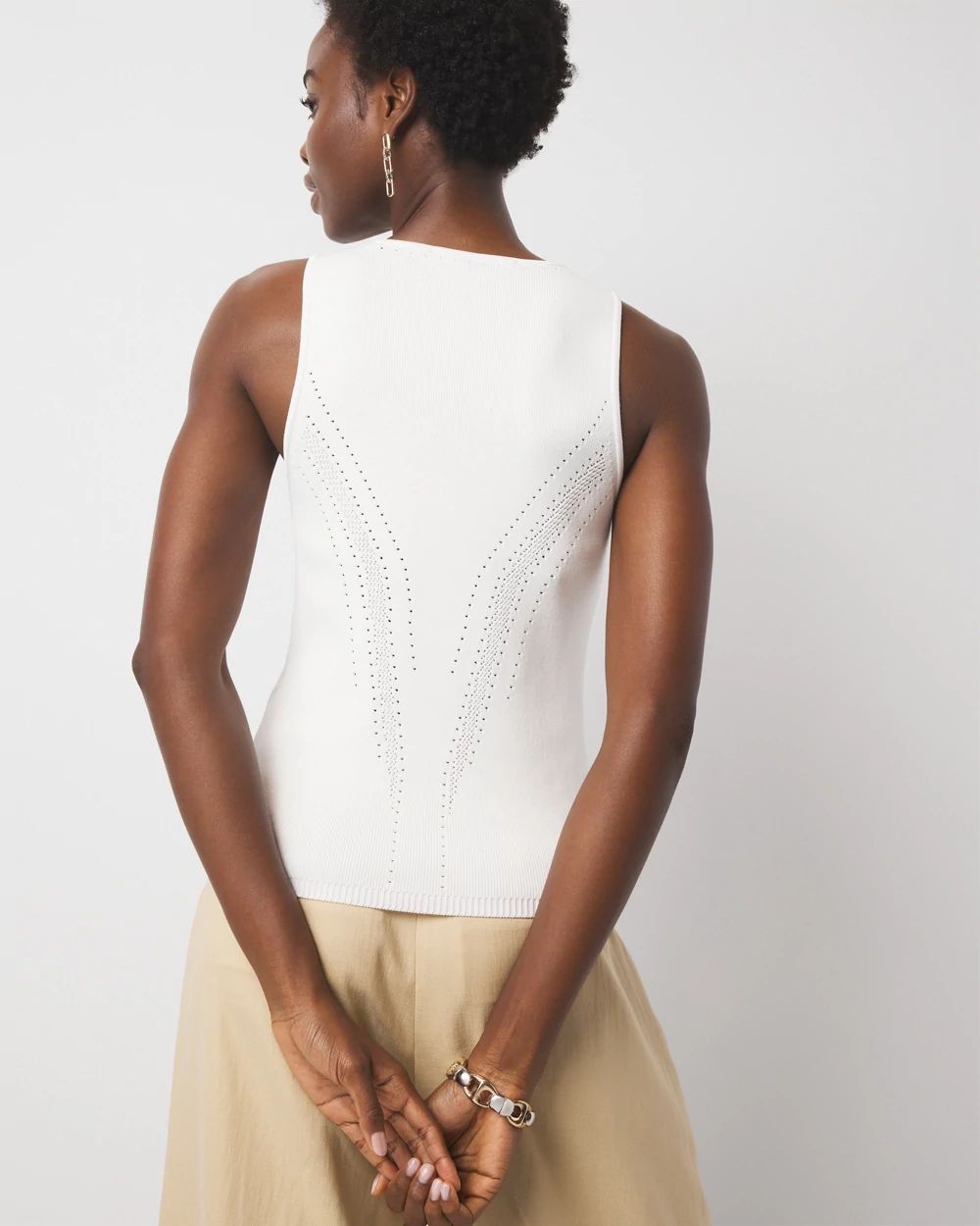 WHBM FORME™ Sculpt Stretch Sweater Tank