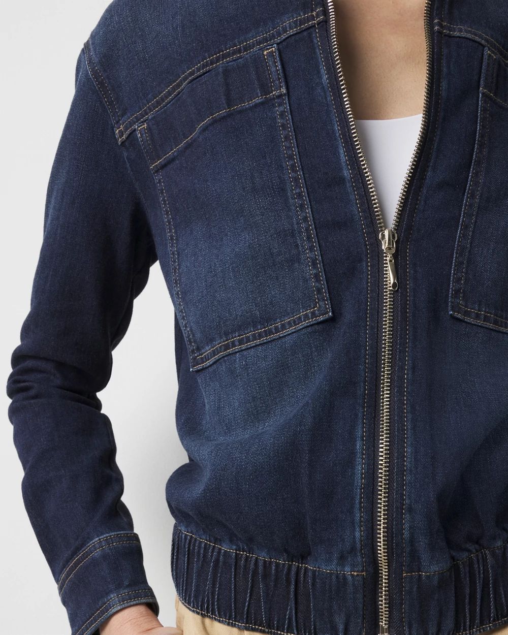 Denim Bomber Jacket