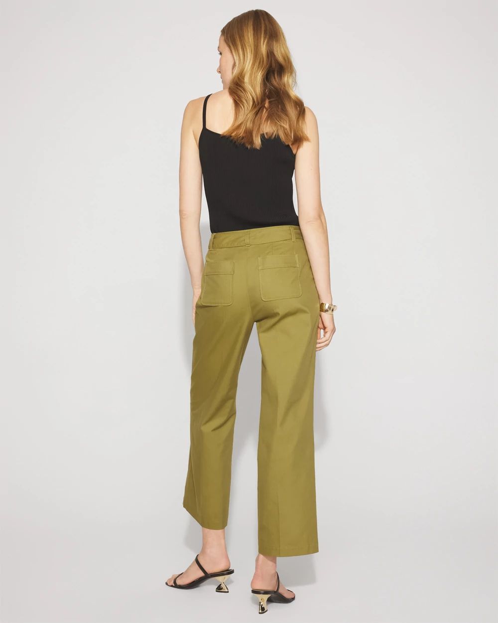 Everyday Wide-Leg Cropped Pant