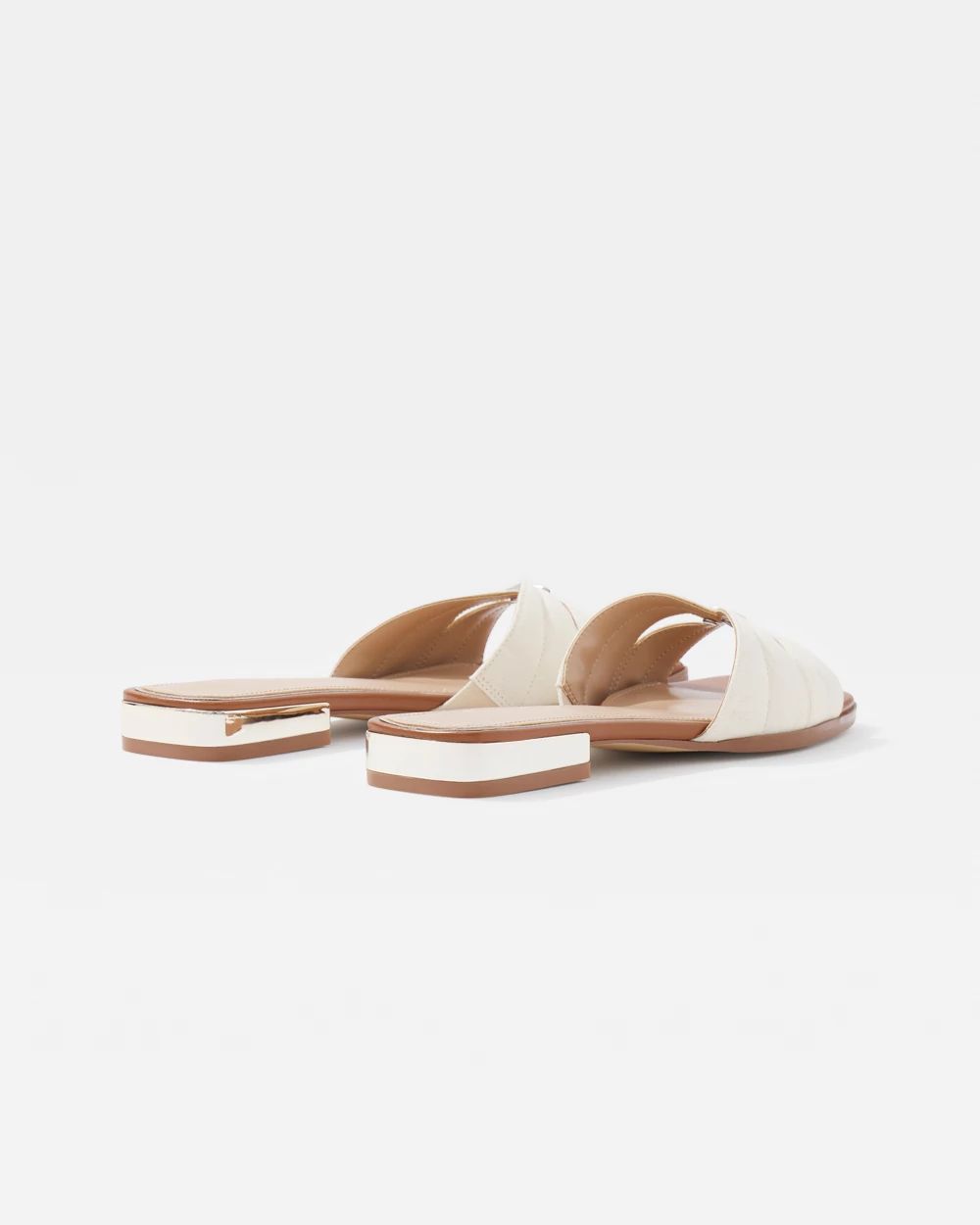 Linen Flat Sandal