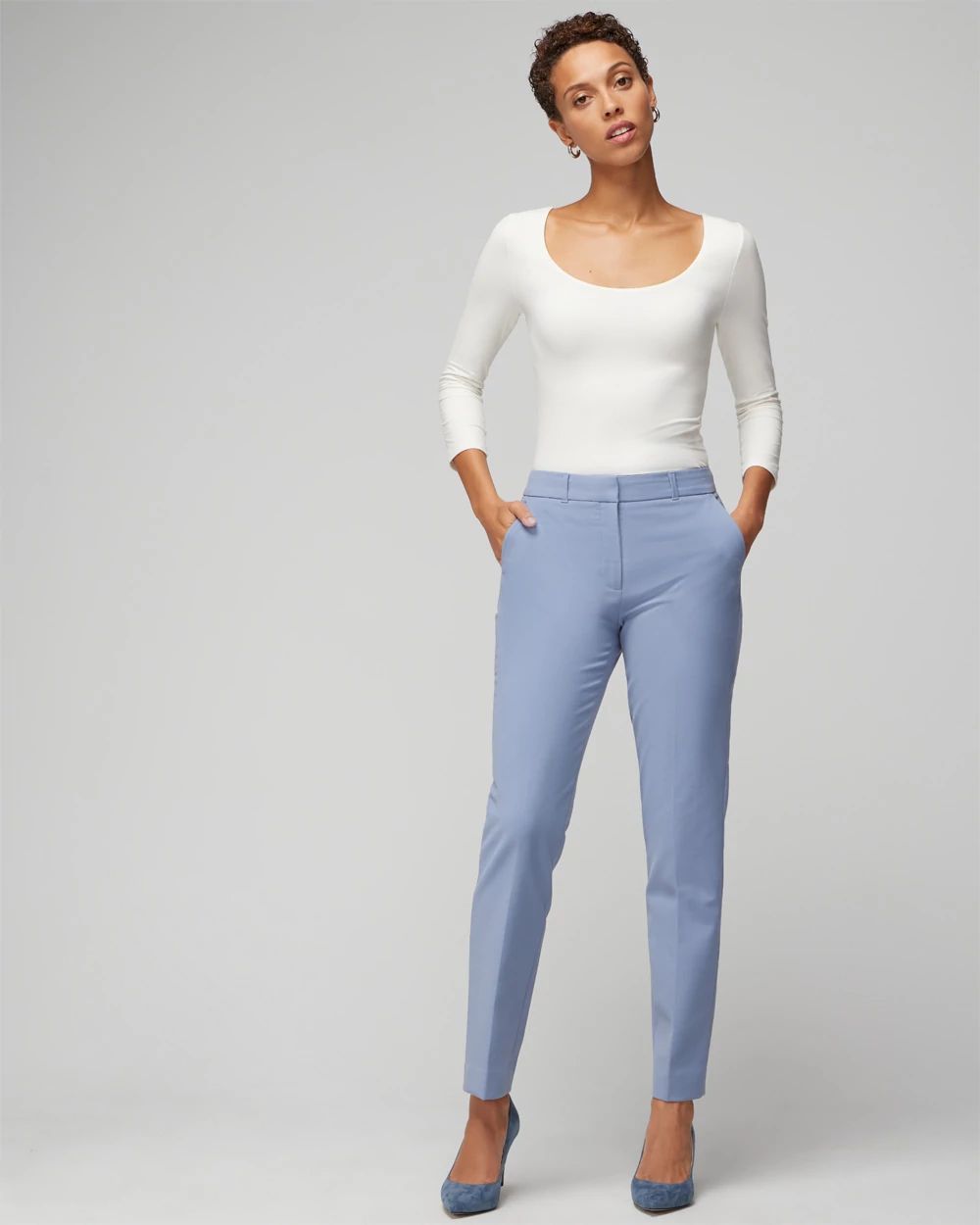 Slim Ankle Comfort Stretch Pants