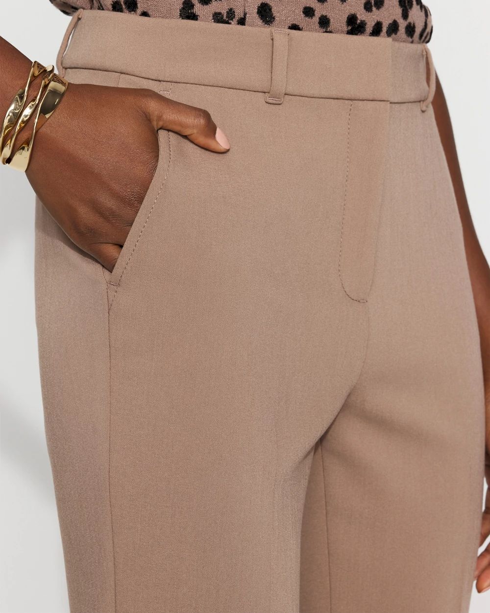 High-Rise Elle Slim Ankle Pant