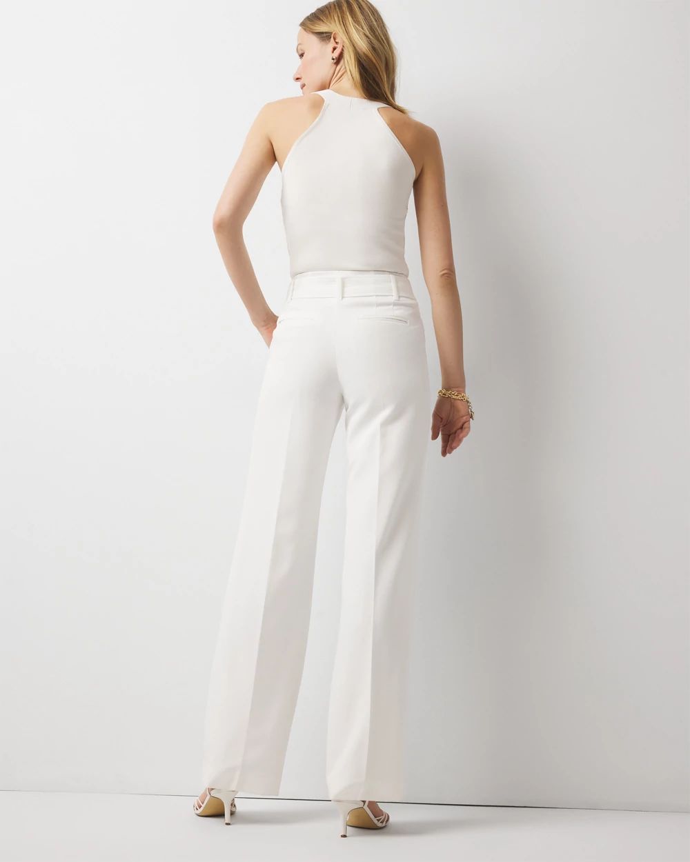 Belted Utility Wide Leg Pant
