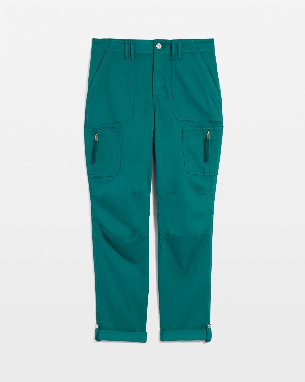 Mid-Rise Pret-A-Pedi Straight Cropped Pants