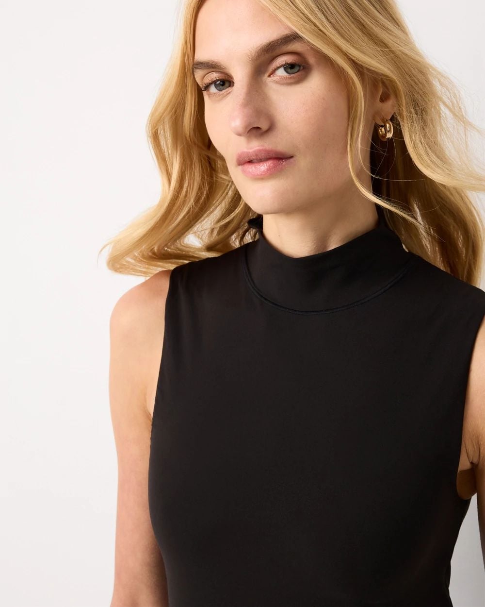 WHBM FORME™ All Ways Stretch Mock Neck Tank