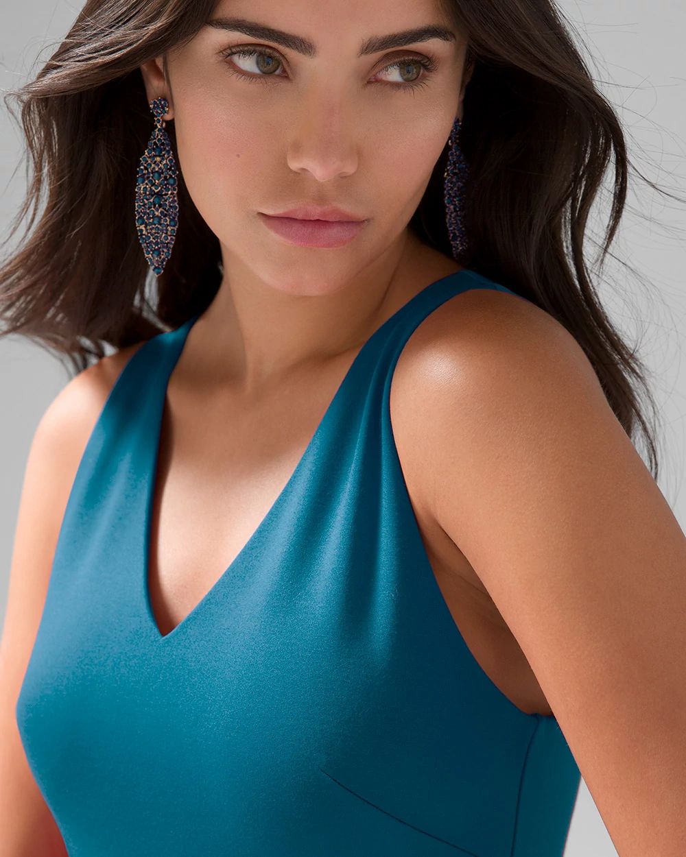 WHBM® AURA Sleeveless Sculpting Sheath Dress