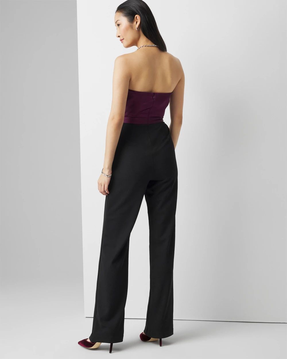 Strapless Twist Jumpsuit