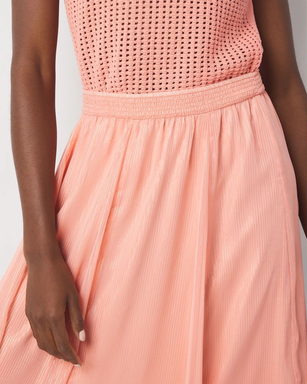 Chiffon A-Line Maxi Skirt