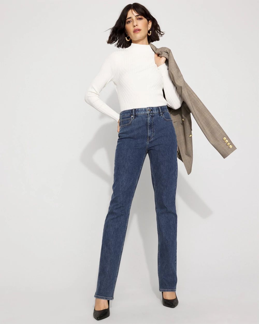 Petite Extra High-Rise Elongated Slim Jean