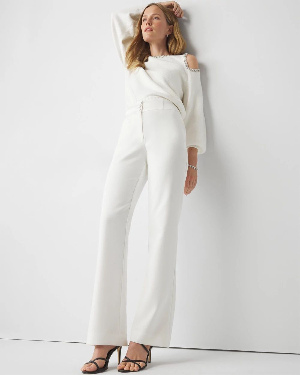 Extra High-Rise Tuxedo Luxe Stretch Trouser