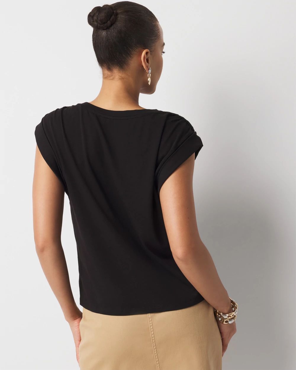 Braided Shoulder Tee